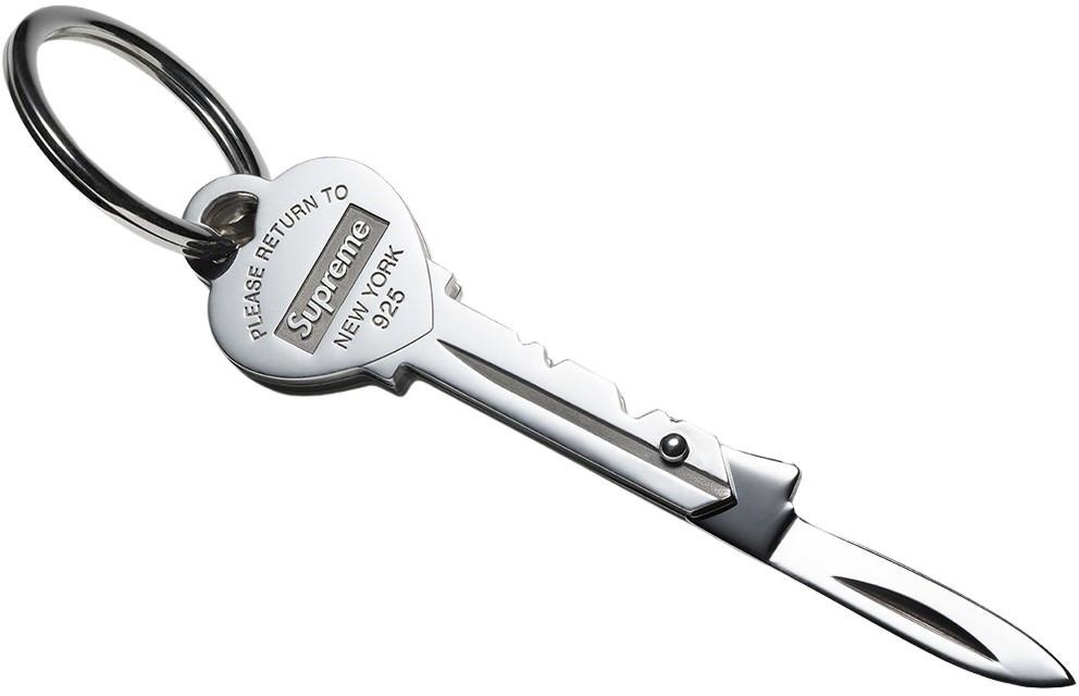 Supreme®/Tiffany & Co. Return to Tiffany Heart Knife Key Ring